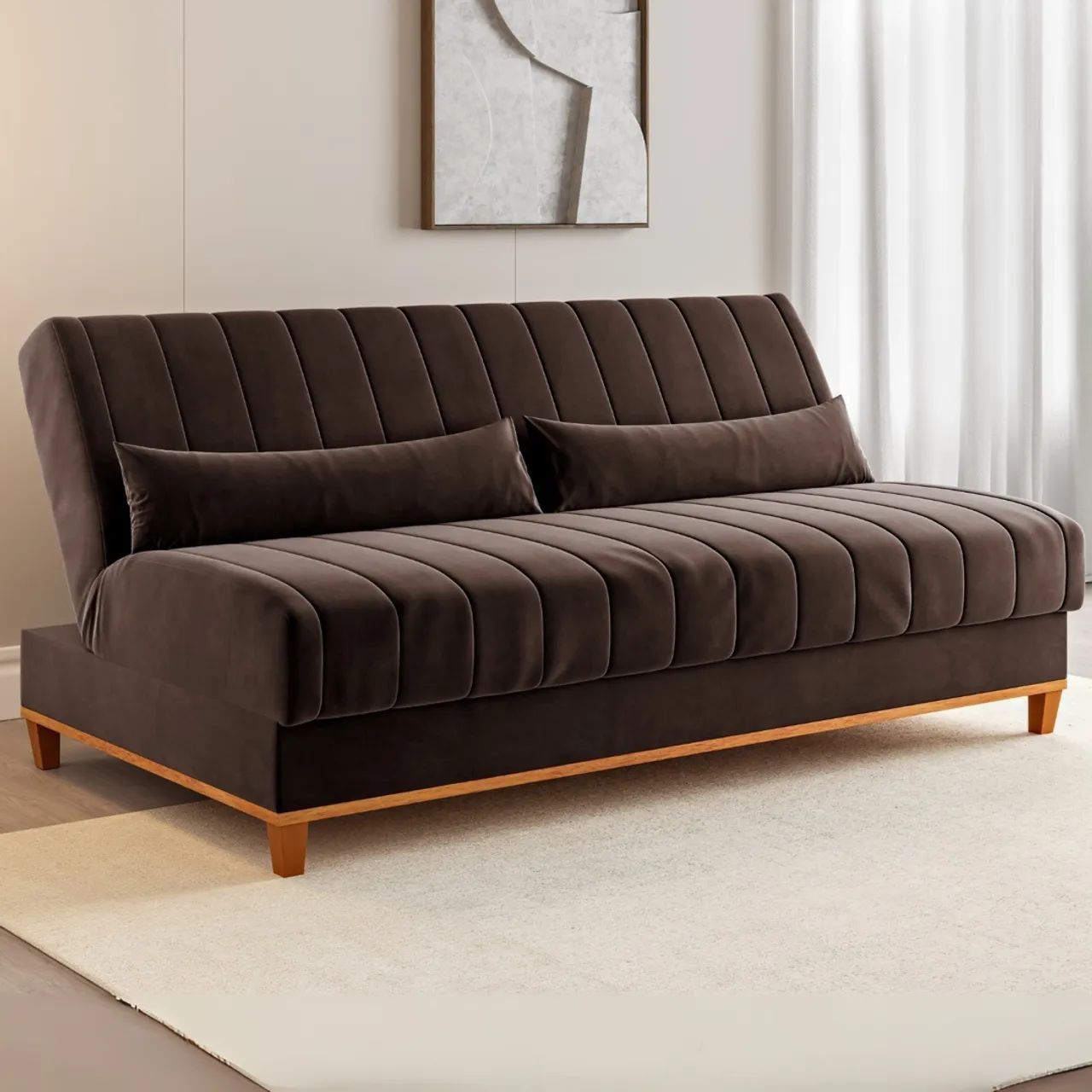 Sofá Cama 1,80m Concept Design Moderno tt97 - Foto 4