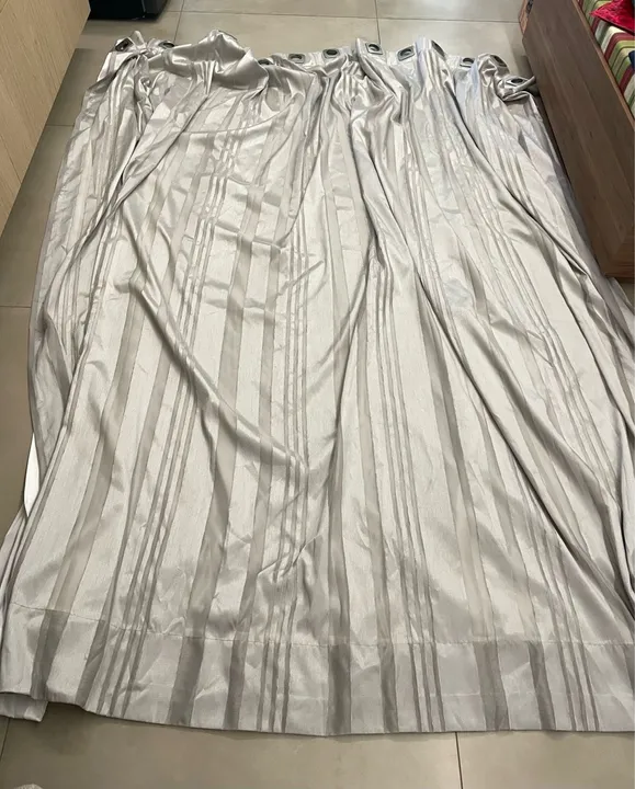 Cortinas listradas para sala