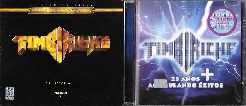 CD+DVD: Timbiriche -- Su Historia (volumen 1) + 25 años acumulando éxitos (c/ Thalia)