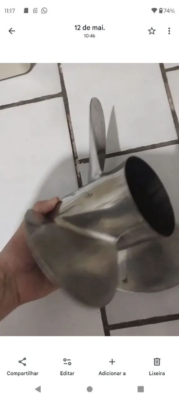 HELICE MIRAGE PLUS - MERCURY MARINE P/19 - Foto 6