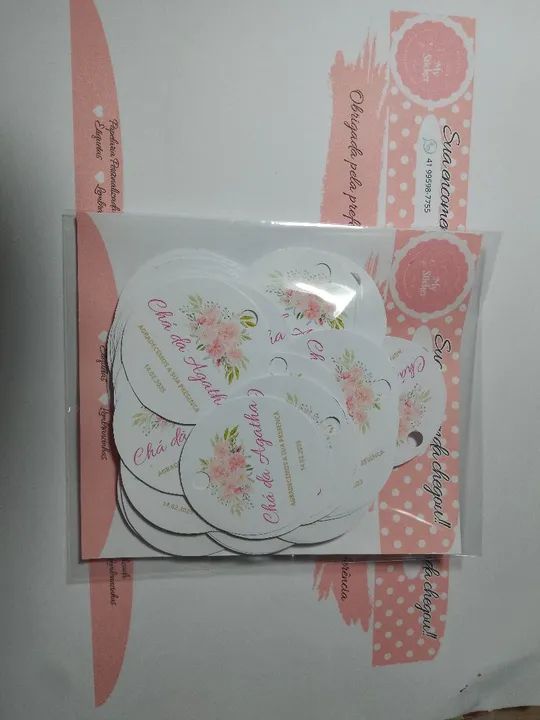 Kit 100 Tags Personalizadas - Foto 3