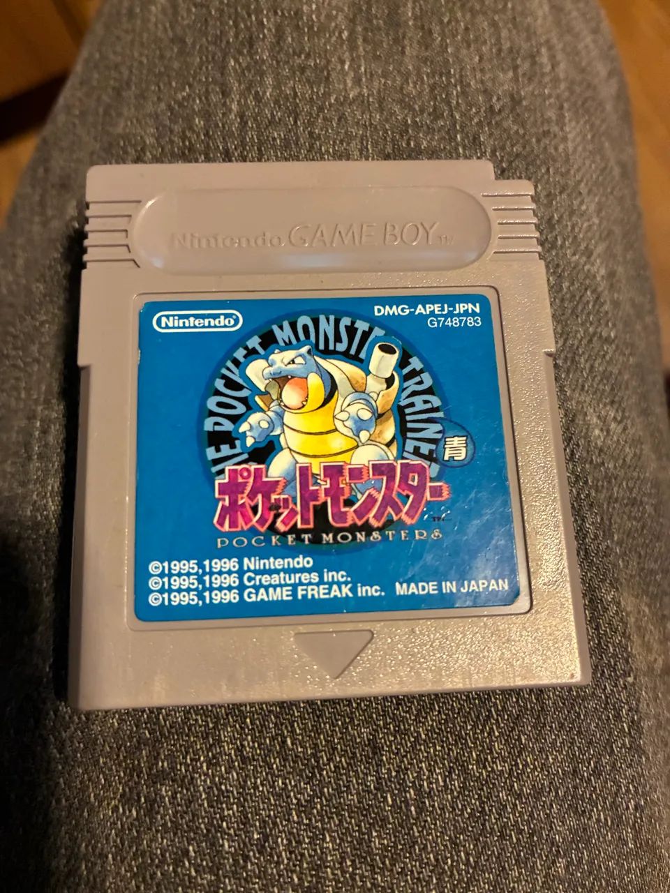 Pokémon Blue (original) + bateria