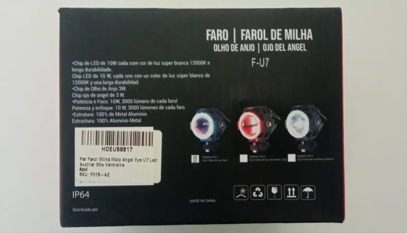 Par de Farol de Milha Universal de Led - Foto 4