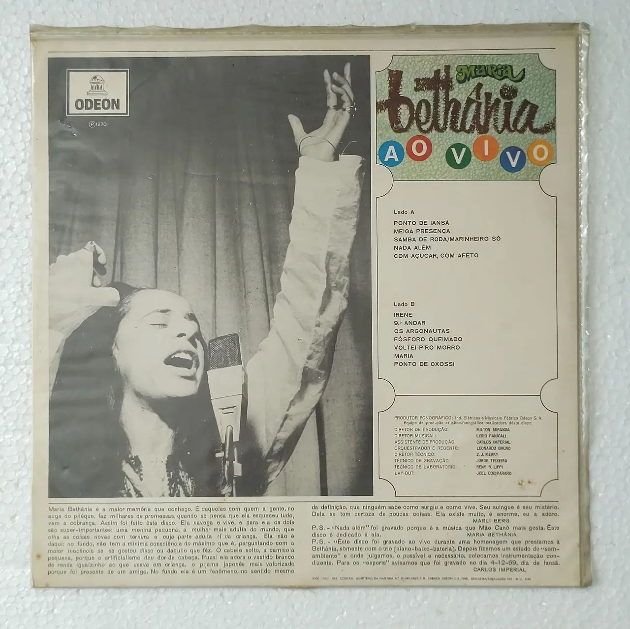 Maria Bethânia - Ao Vivo - Foto 2