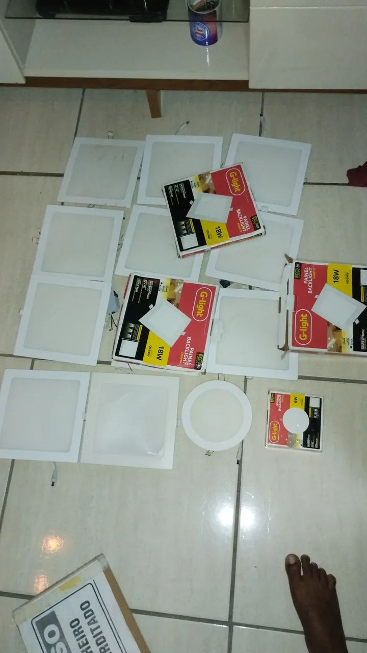 Lâmpadas de LED G-Light 18W - Painel Backlight