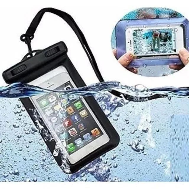 Capa Case a Prova d Água Para Celular Impermeável Universal Até 6 Polegadas cores sortidas