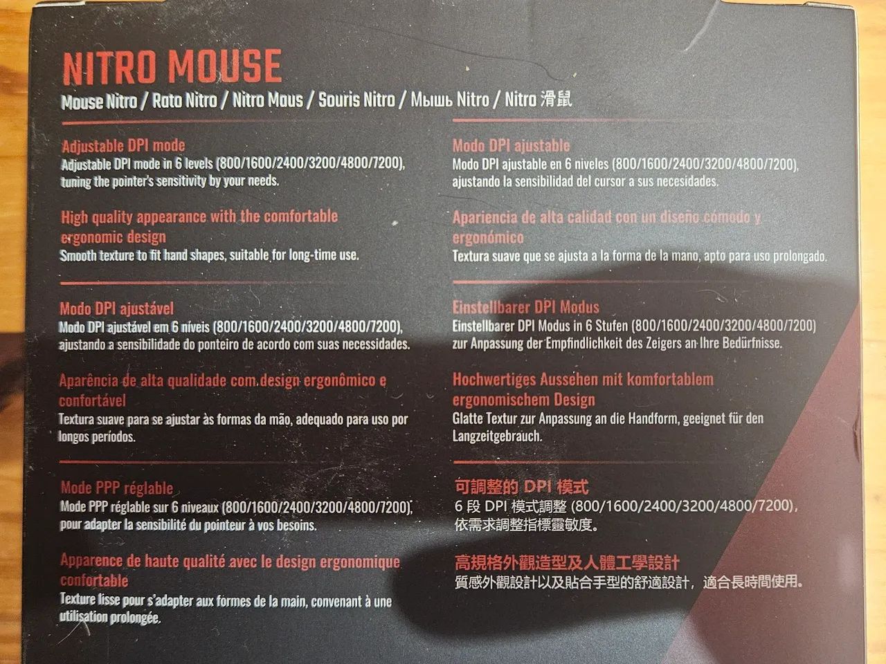 Mouse Gamer Acer Nitro Mouse NMW200 - Foto 4