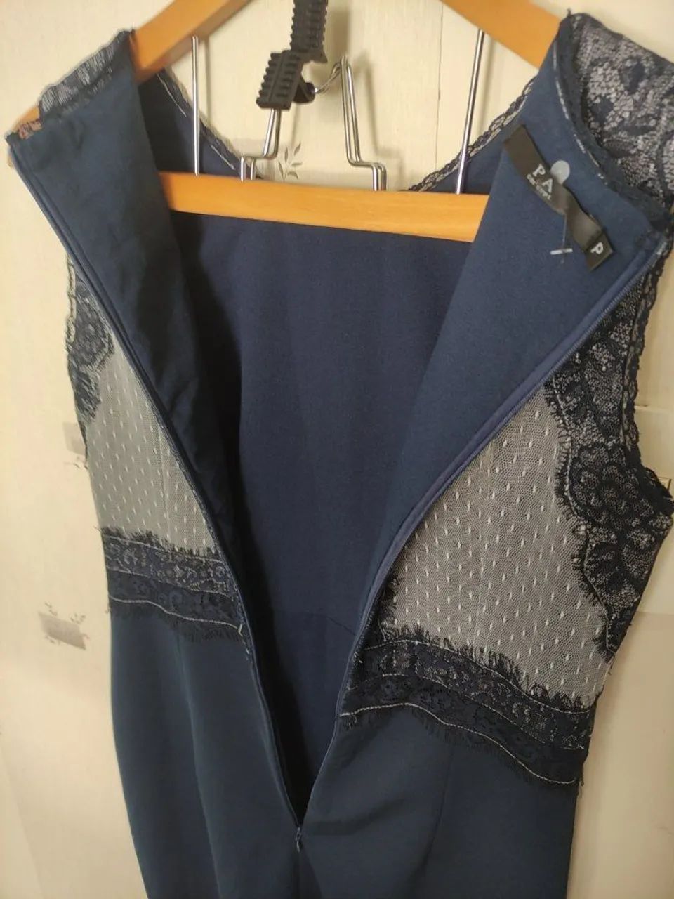 P.a concept vestido tubinho azul com cinza  - Foto 4