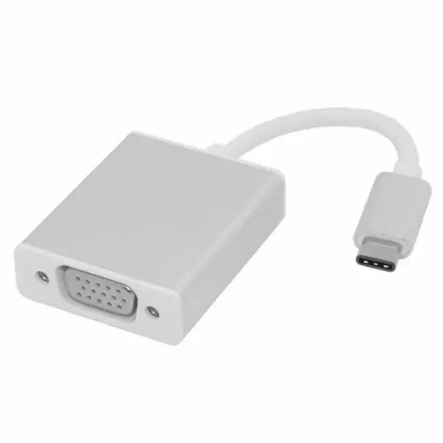 Cabo adaptador conversor Mini USB tipo-c 3.1 x vga