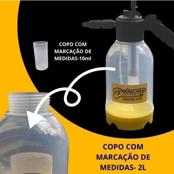 Pulverizador de Espuma Detalher - Limpeza Automotiva - Foto 3