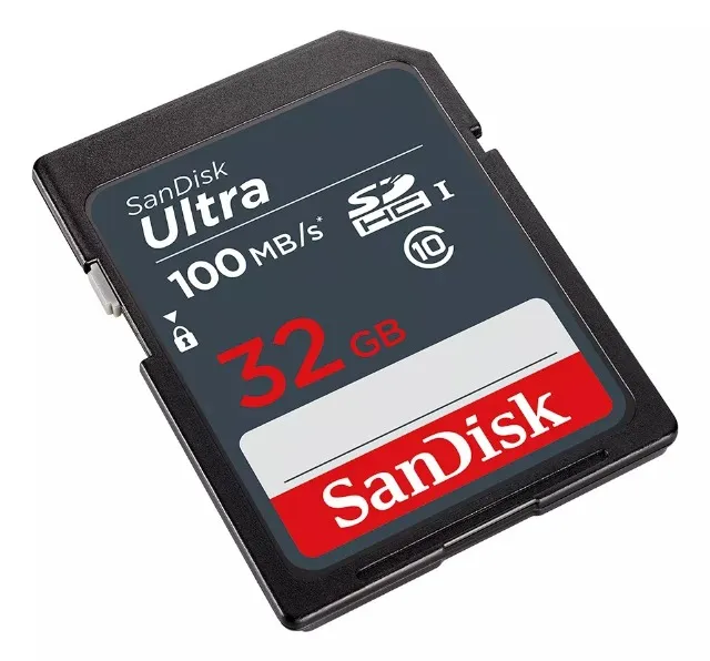 Cartão 32GB Sd Ultra SDXC UHS-I SanDisk - Novo - Loja Coimbra Computadores