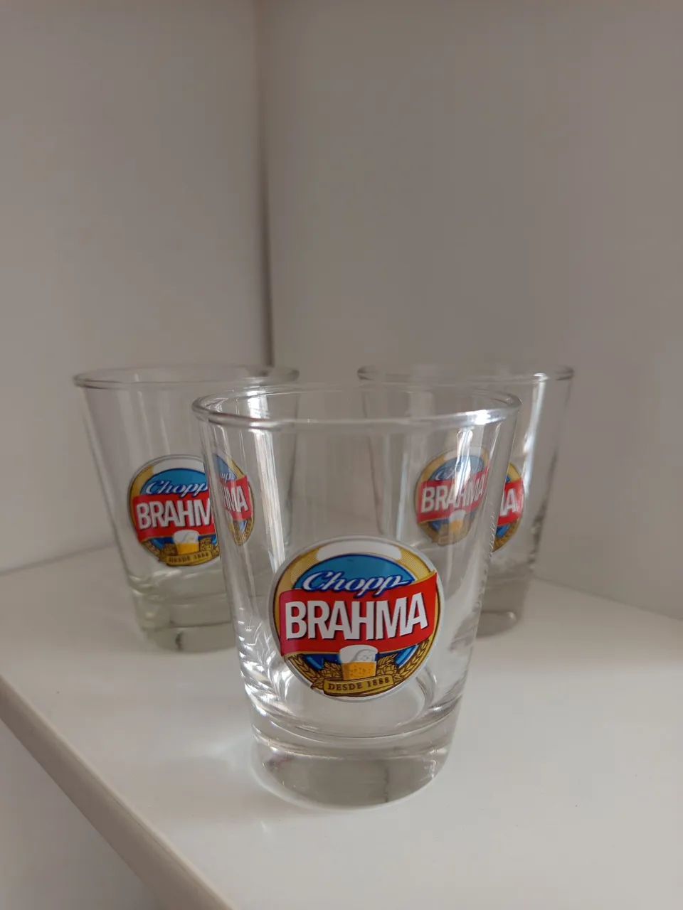 Trio de Copos Shot Brahma - Coleção