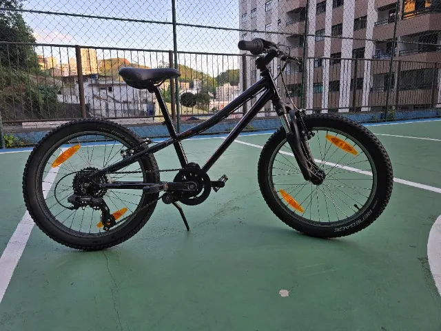 Bike Specialized Preta 7 Marchas Infantil