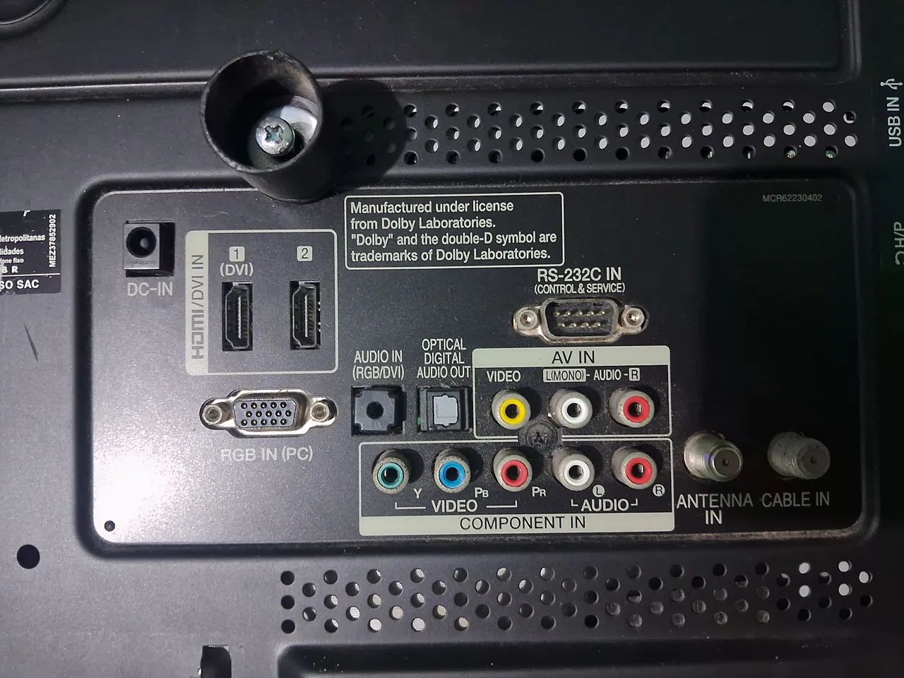 TV LG 22 polegadas modelo 22LE5300 usada - Foto 4