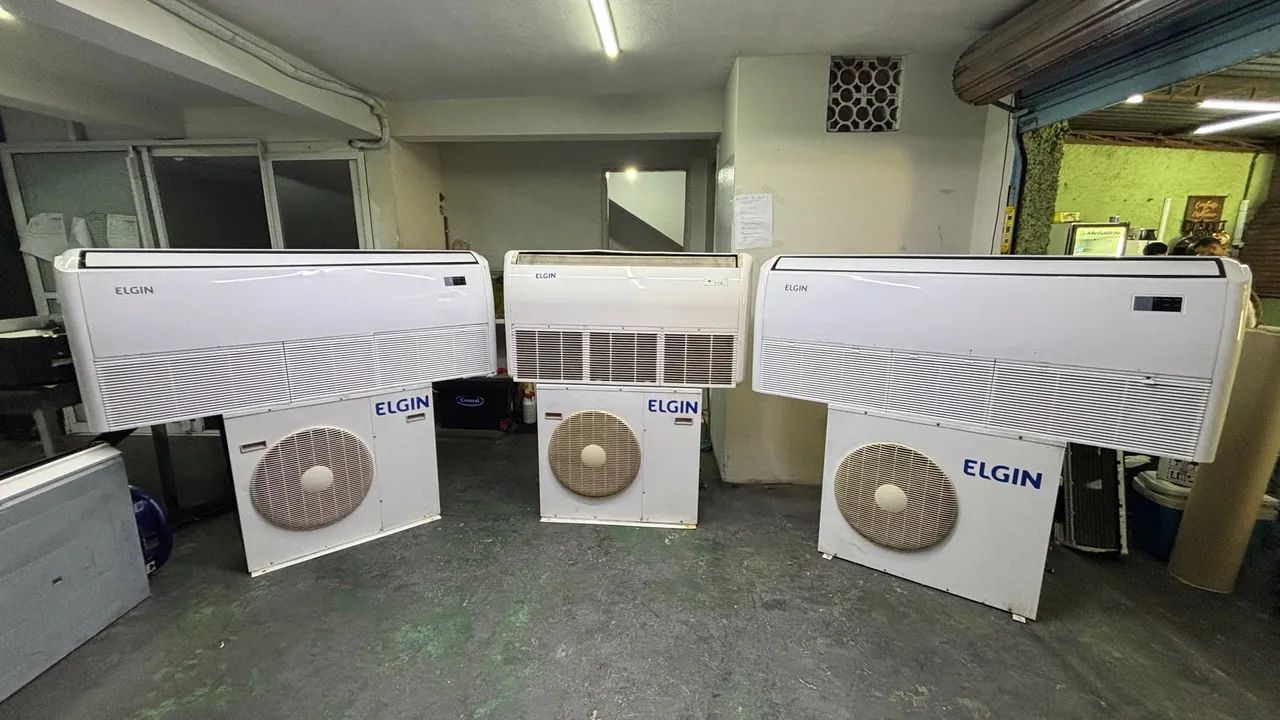 conjunto 3 piso teto Elgin 36.000 BTUs 