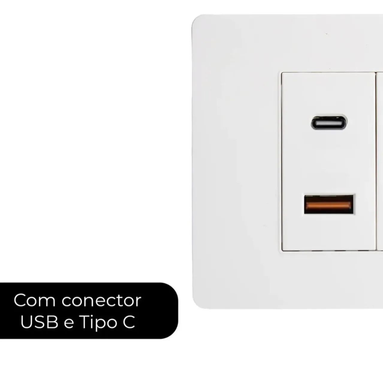 Tomada USB Dupla Nova - Foto 3