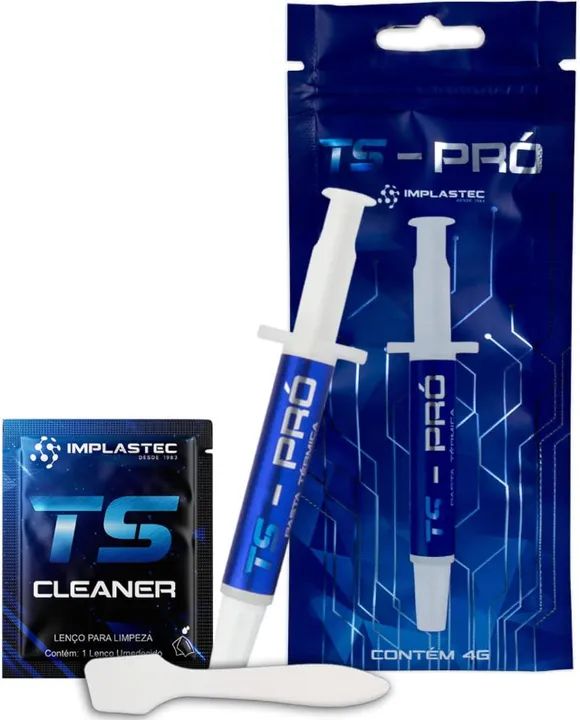 Pasta Térmica - 6,2 Wm.K - TS PRO Implastec, Seringa 4g
