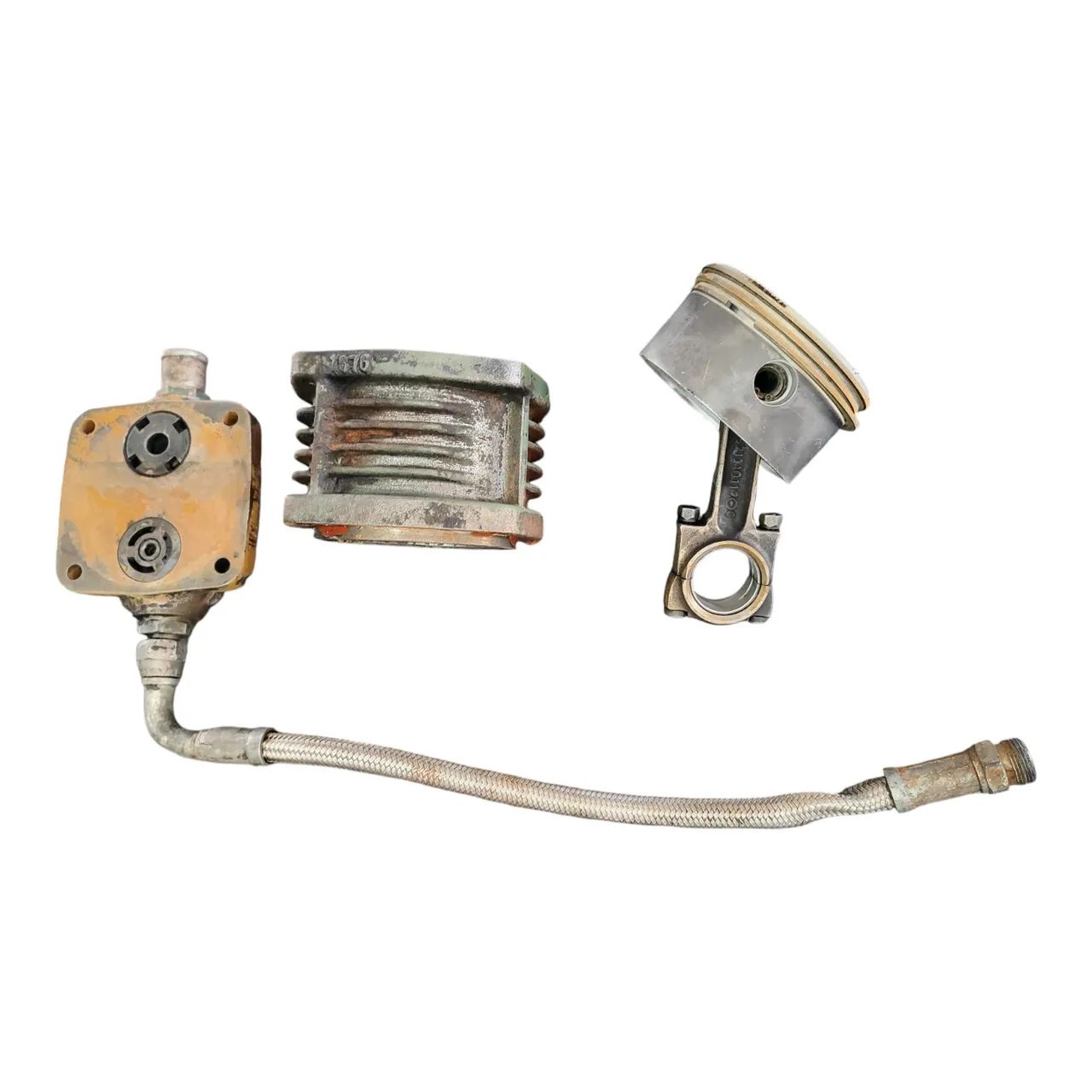 Compressor De Ar Motor Original M. Benz Om 364la  E1748 - Foto 2