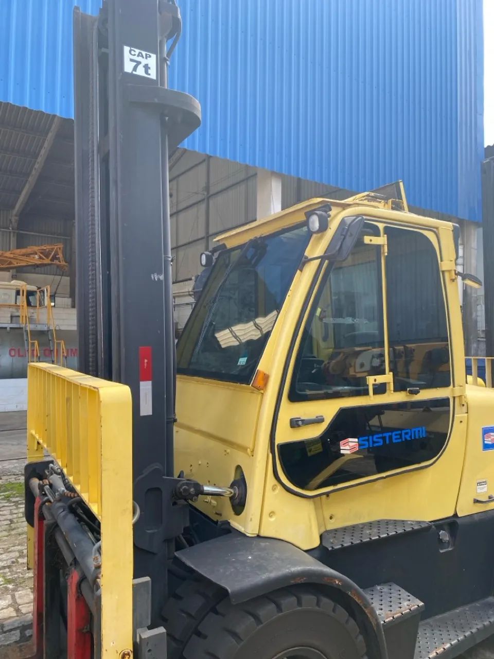Empilhadeira Hyster 7T ano 2008 Diesel - Foto 5