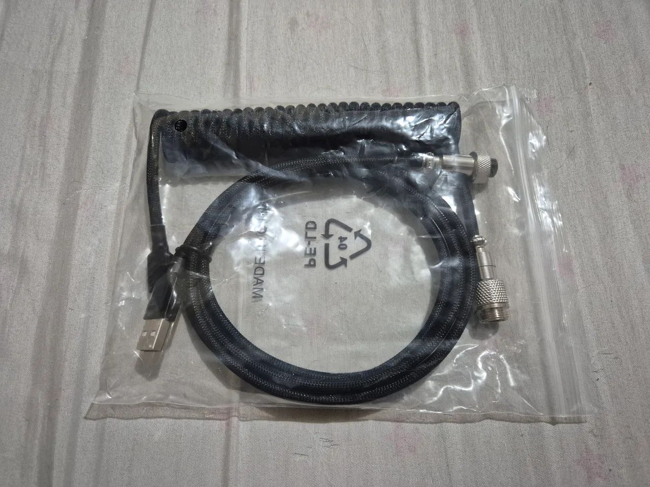 Cabo Enrolado Para Teclado - Lano Cable - 1,5m + 25cm