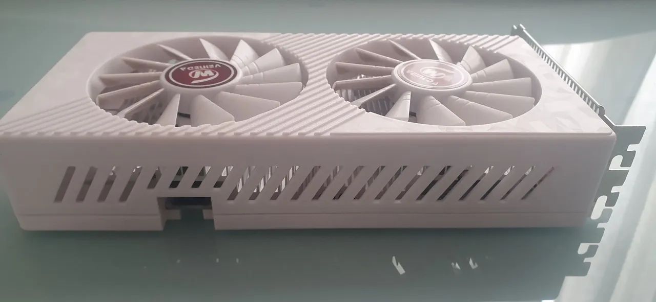 PLACA DE VIDEO RX 580 BRANCA VEINEDA - Foto 4