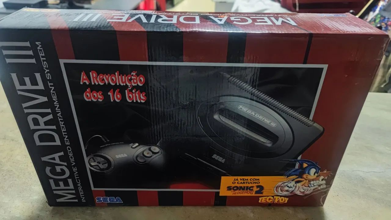 Mega drive todo original de época todo completo