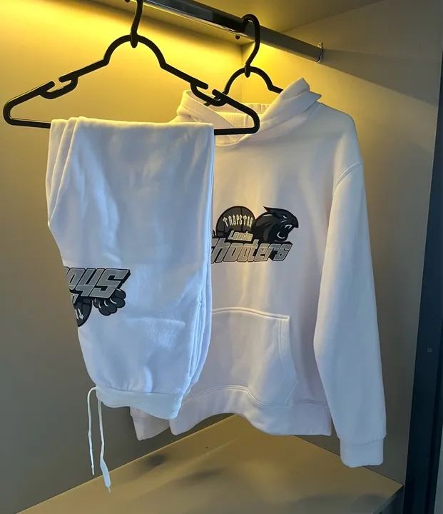 Conjunto de Moletom Trapstar Shooters Branco