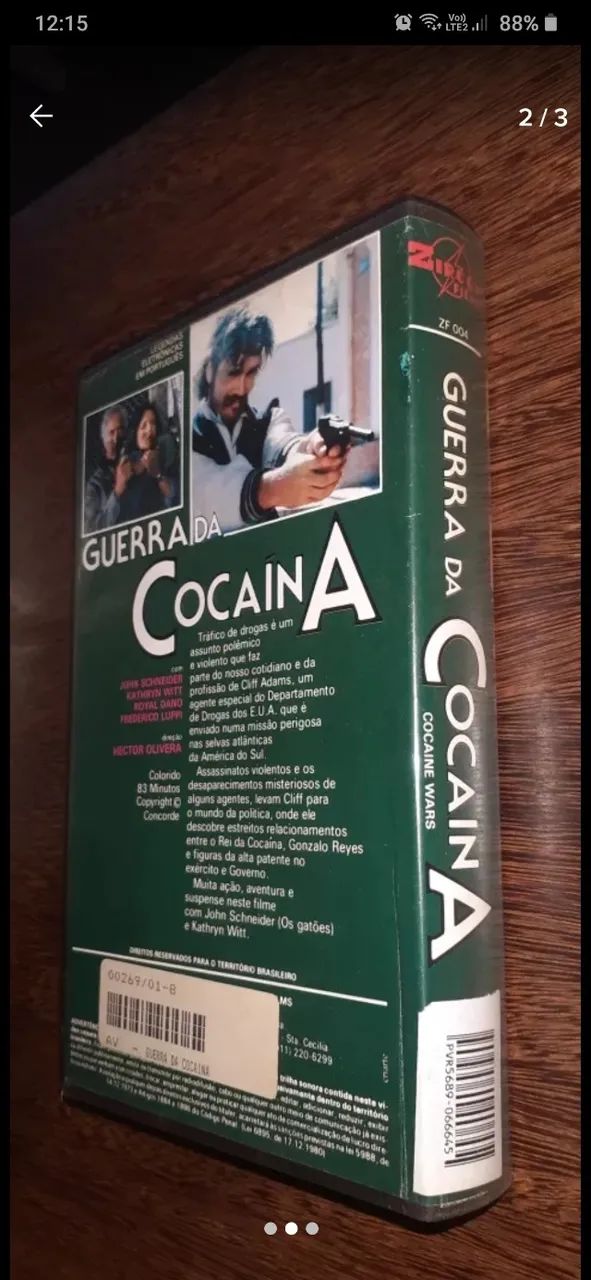 Vhs Guerra da Cocaína  - Foto 2