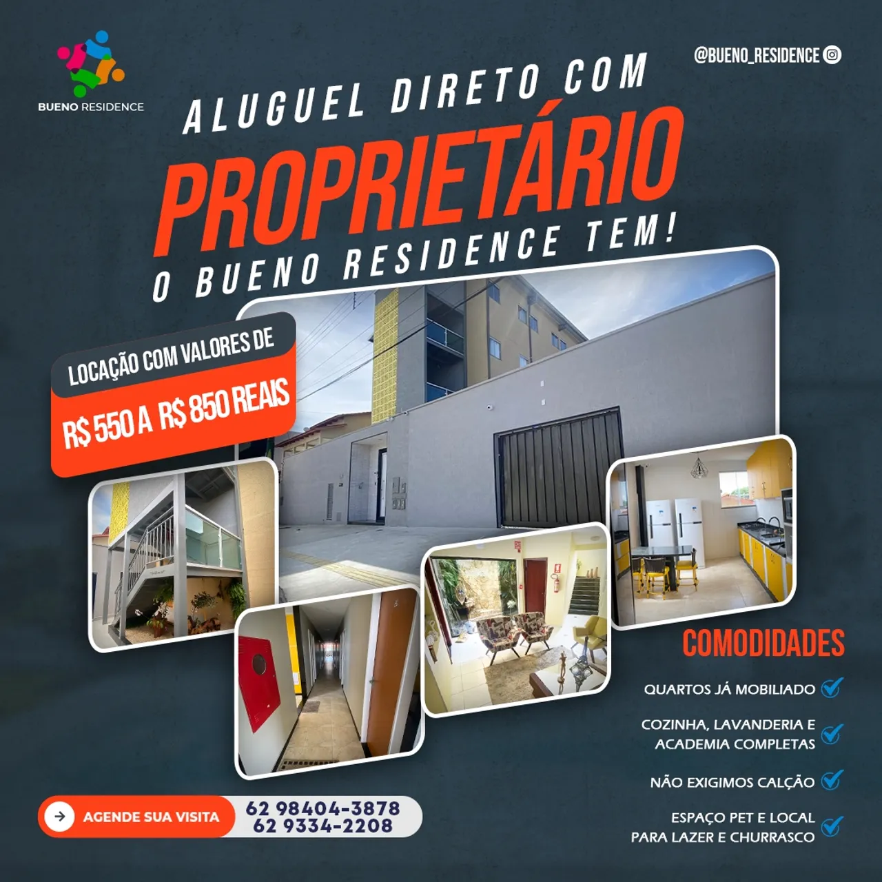 Casa para aluguel com mobília no Setor Bueno - Goiânia - GO