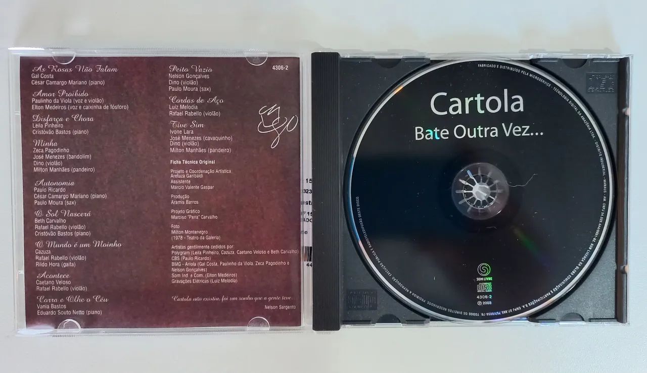 CD Cartola - Bate Outra Vez - Foto 2