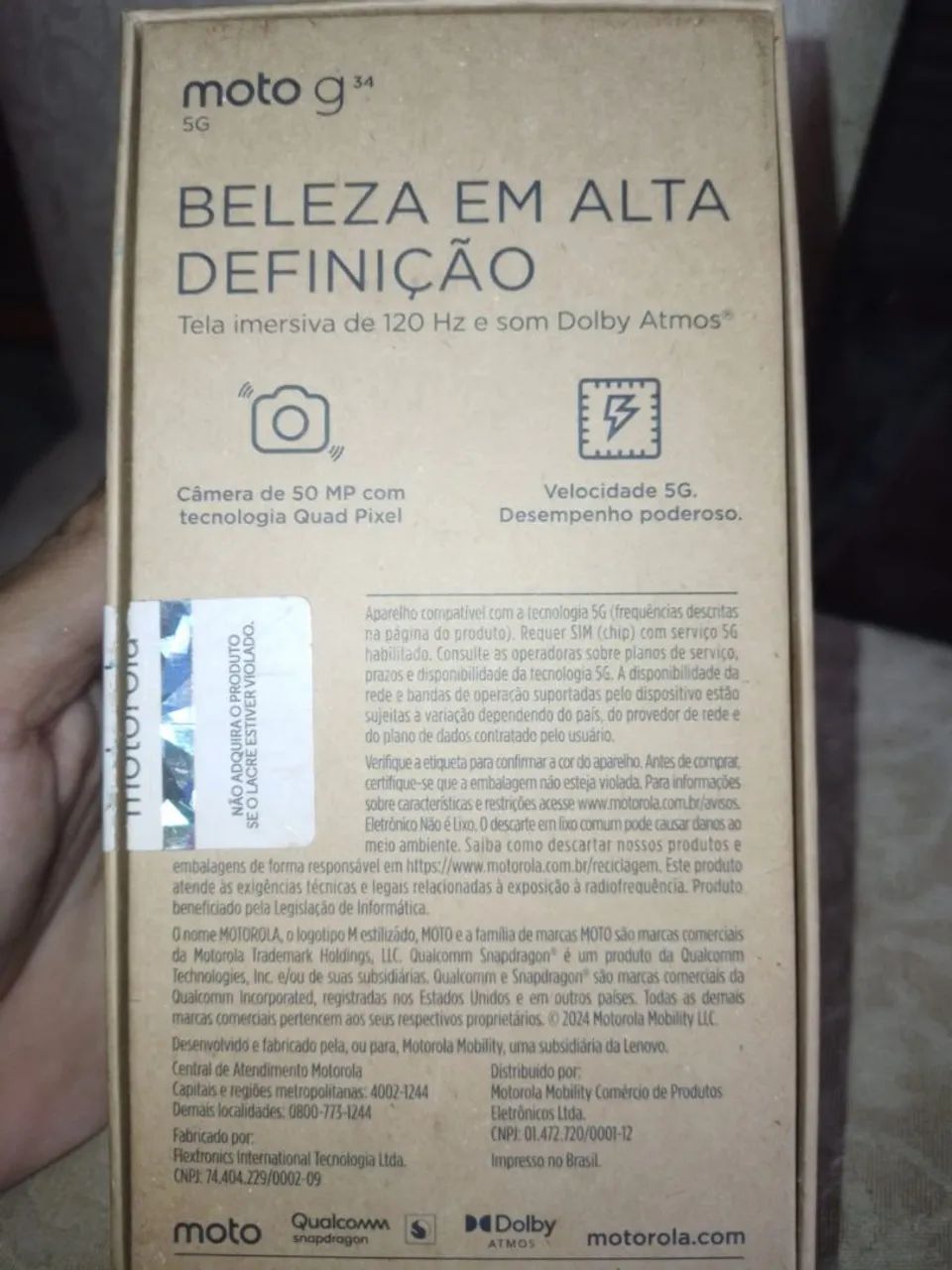 Moto G 5G - Tela 6.5 polegadas - Foto 3