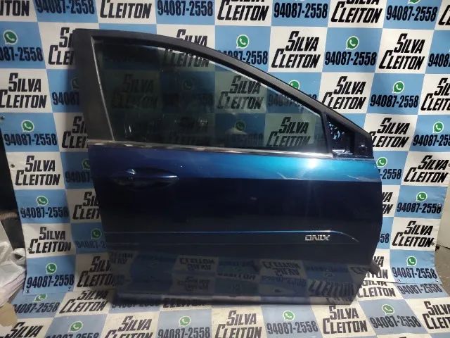 porta dianteira direita onix 2020 ate 2025 original cor azul  - Foto 2