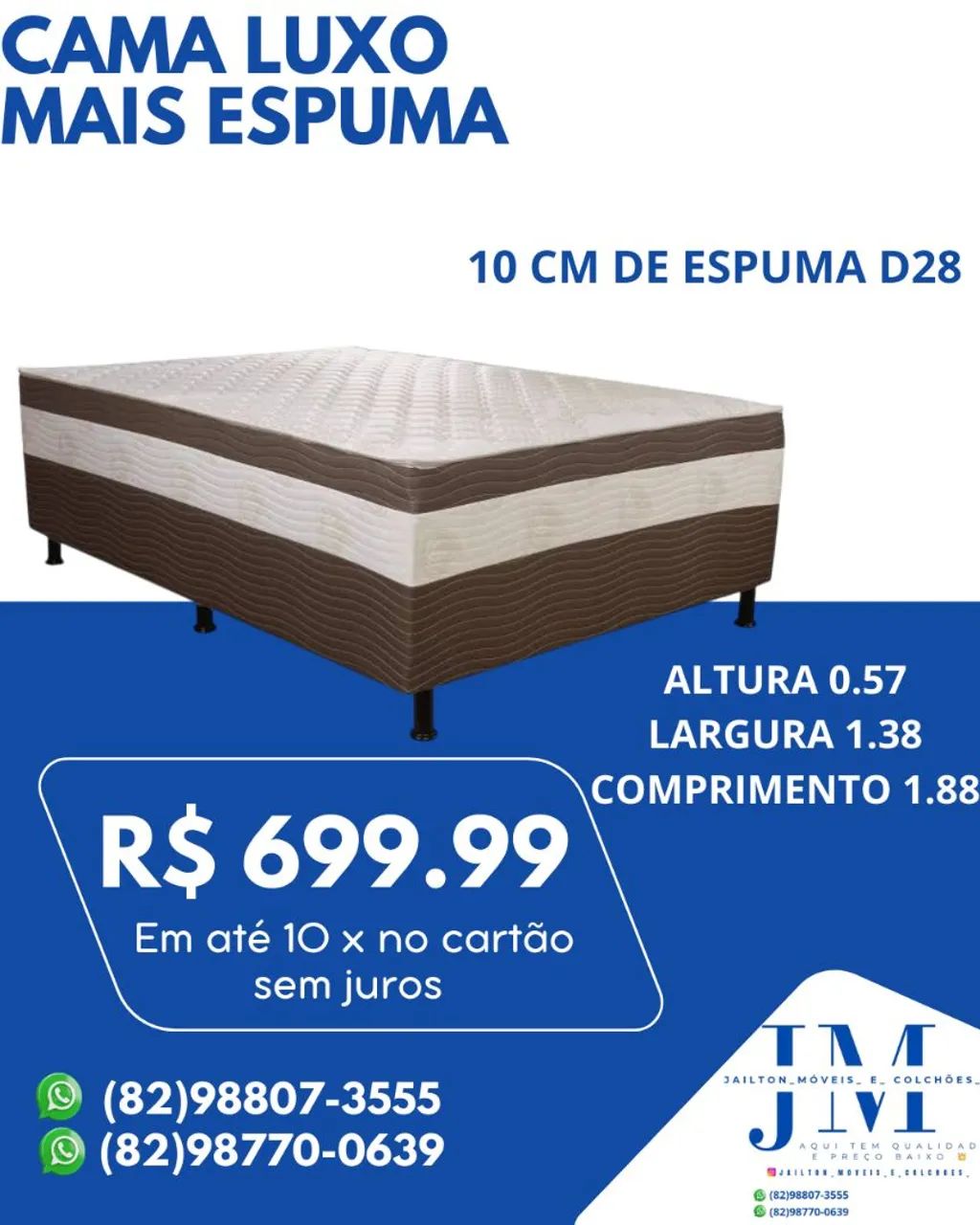 CAMA BOX LUXO BOM SONO  - Foto 3