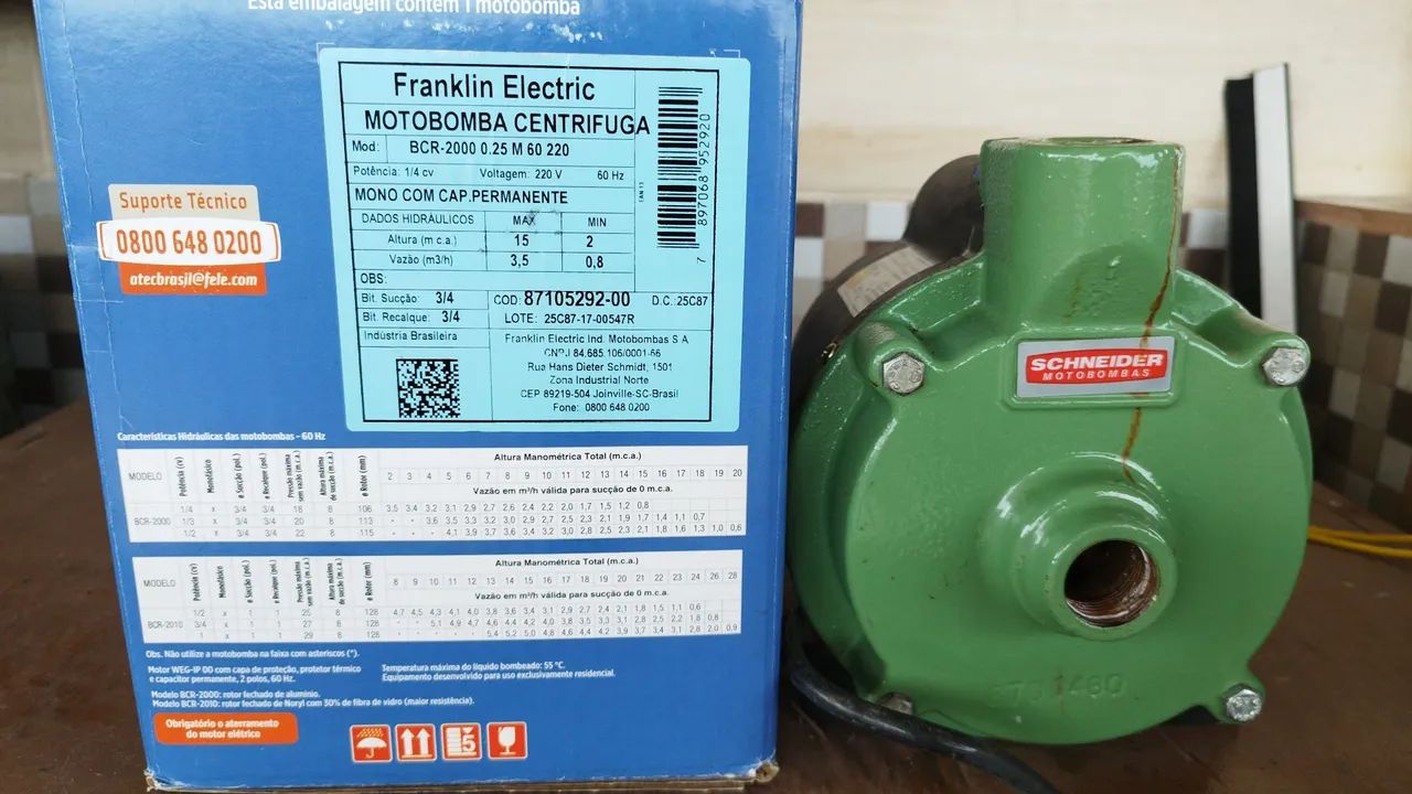 BOMBA D'AGUA CENTRÍFUGA 