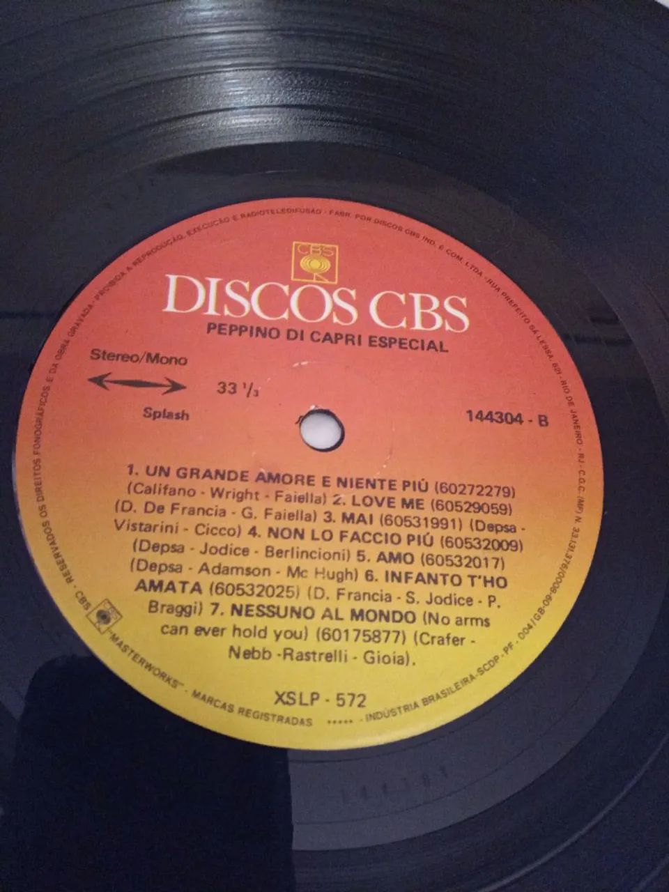 DISCO DE VINIL - PEPPINO DI CAPRI  - Foto 5