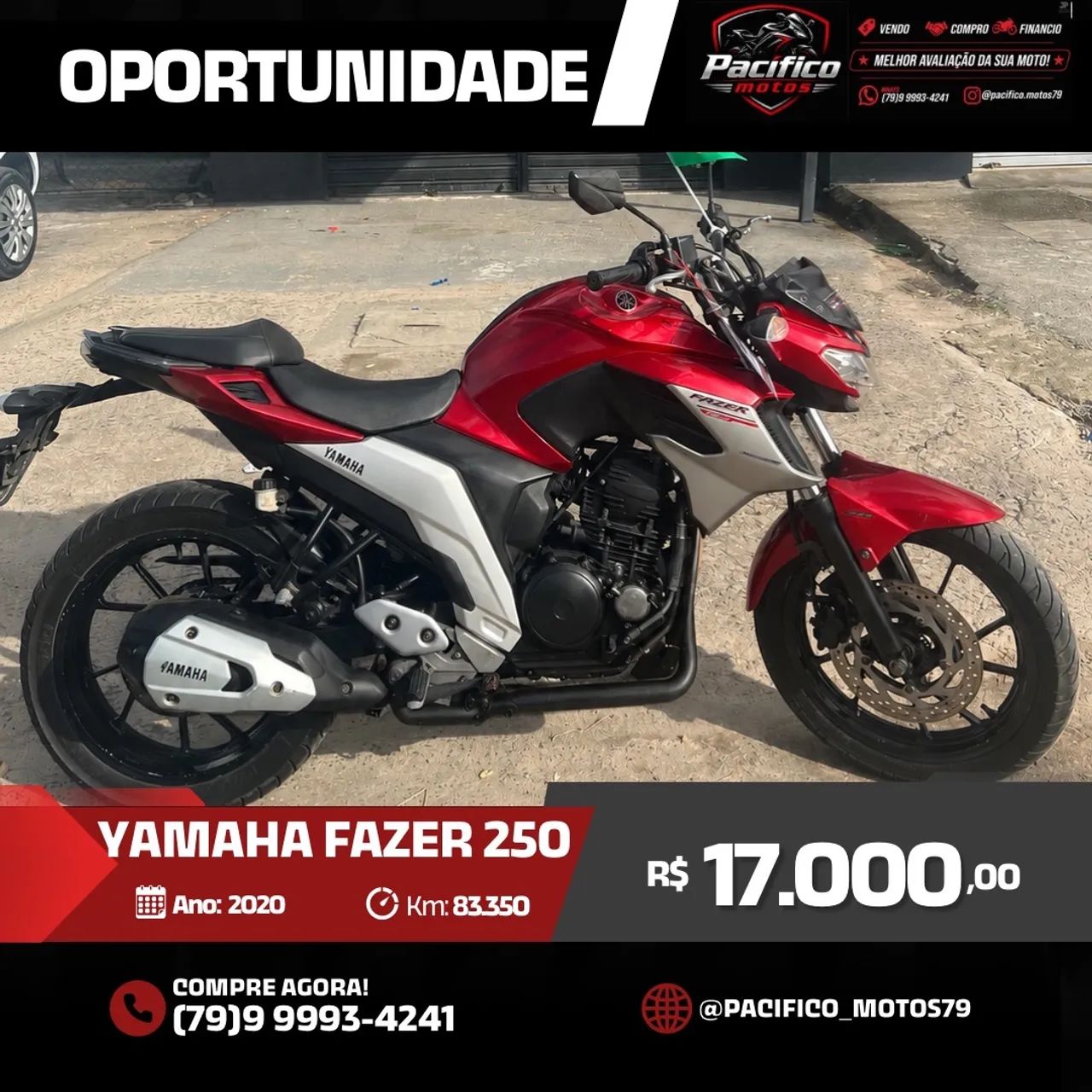 FAZER 250 GARANTIA 