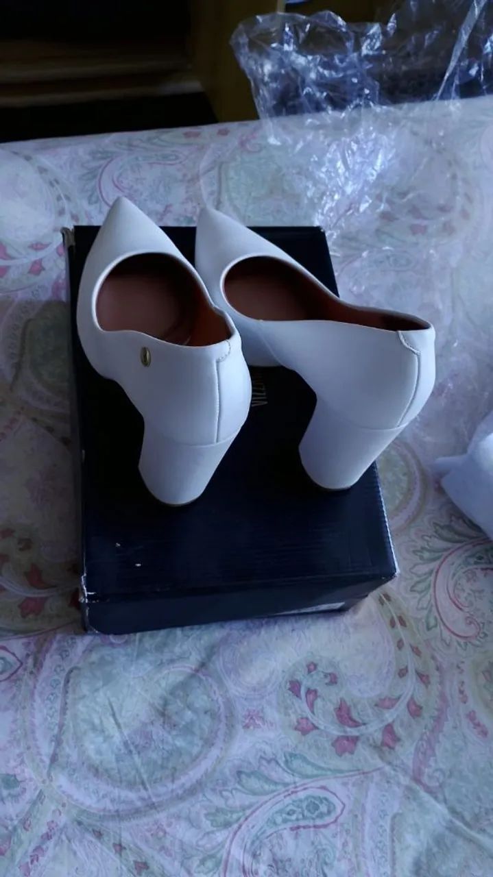 Scarpin Vizzano original branco  - Foto 3