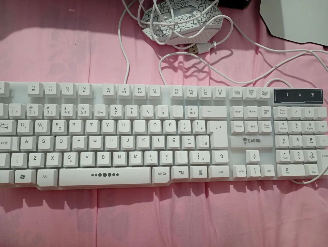 teclado gamer mouse com led mouse  - Foto 2