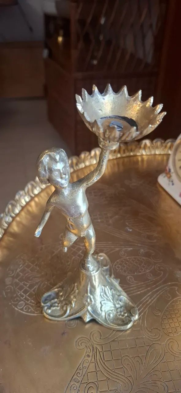 Castiçal bronze - Foto 3