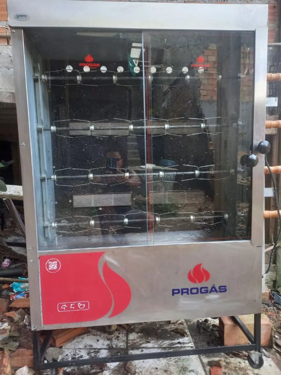 Vendo máquina a gás de assar frango ?  - Foto 3