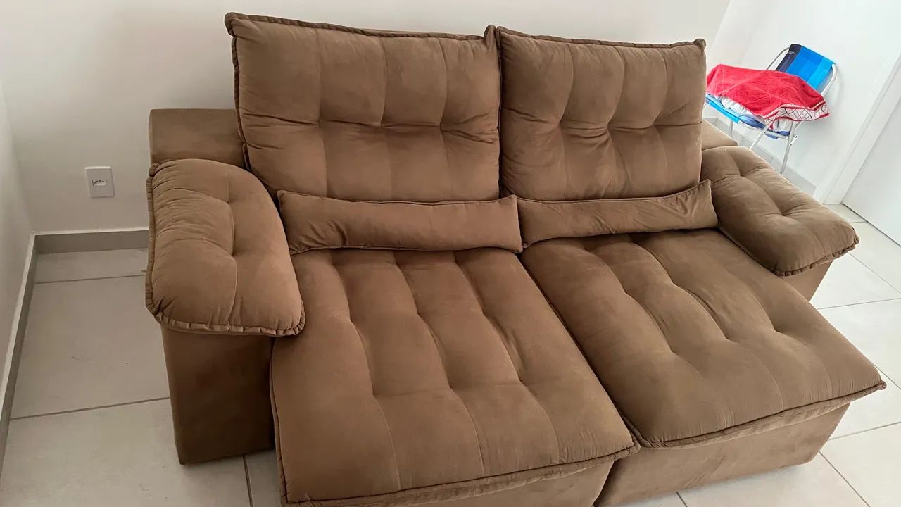 Sofá Retrátil Reclinável 3 lugares - Foto 5