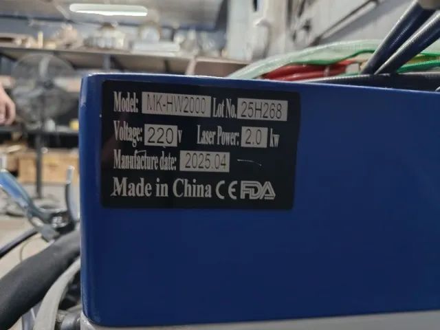 Máquina de solda a laser
