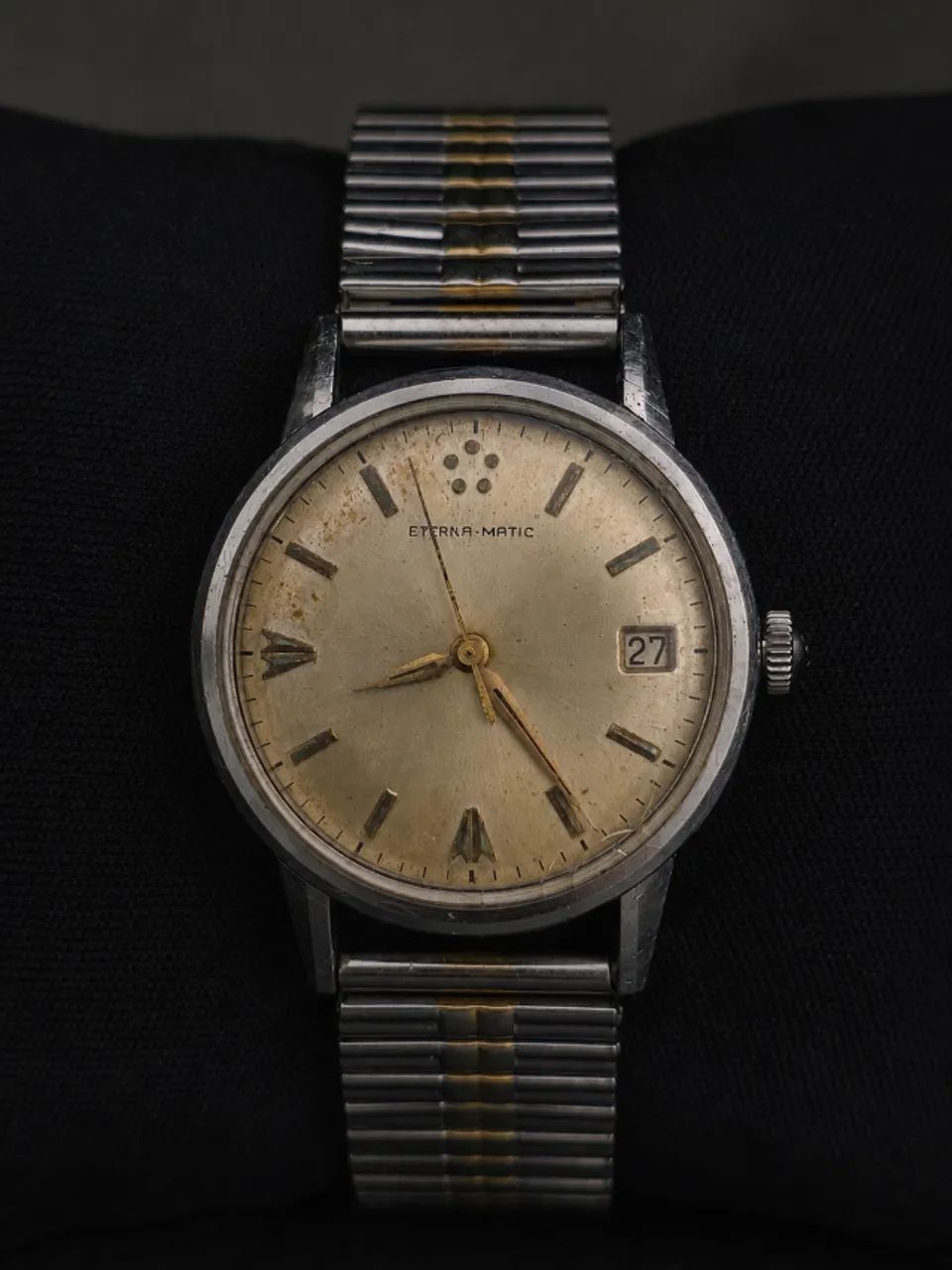 Eterna-Matic Date Automático Suíço Original - Final da Década de 1950