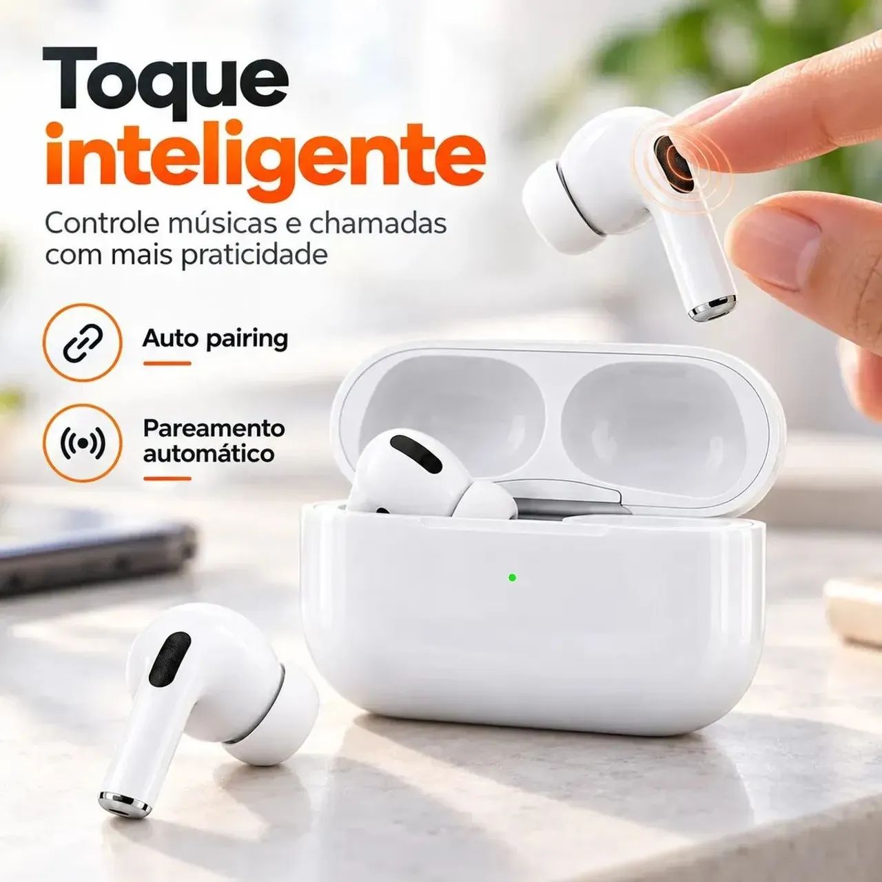 Fone Bluetooth  5.3  Branco - Foto 3