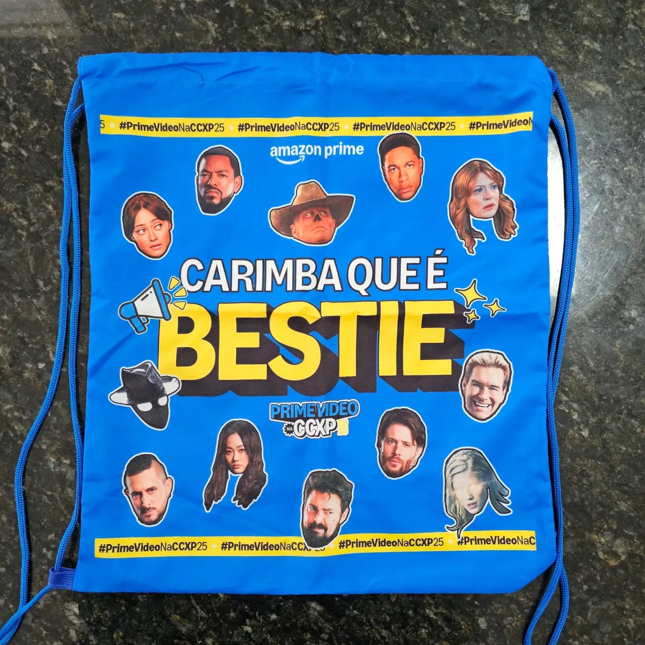 Mochila Sacochila Amazon Prime CCXP25 - Foto 2