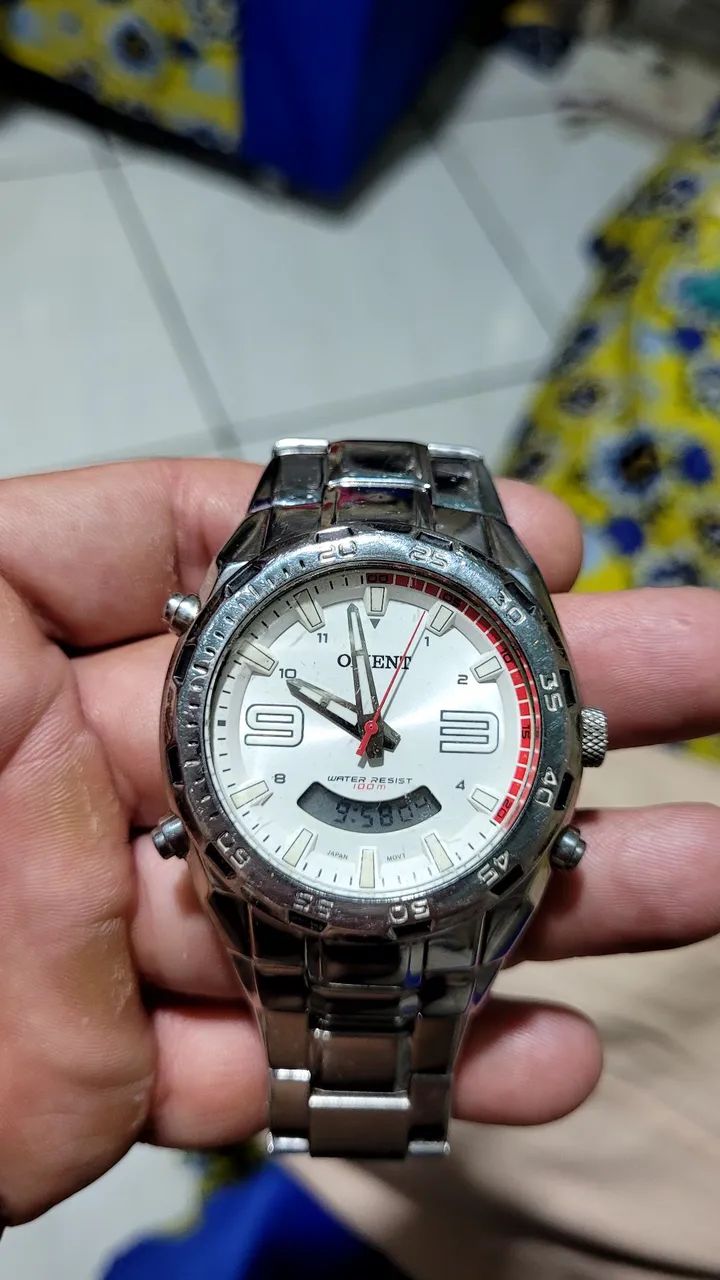 Relógios Orient e technos cada um custa 340 funcionando perfeitamente marca aí de uso - Foto 2