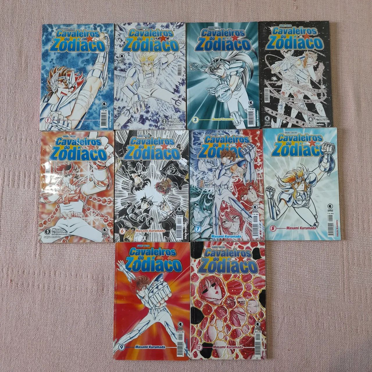 Lote 10 Mangás Clássico Cavaleiros Do Zodíaco - Livros e revistas