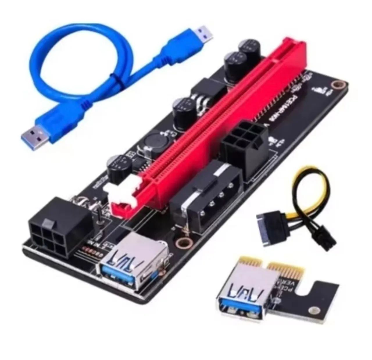 Placa cabo riser pci 1x para 16x