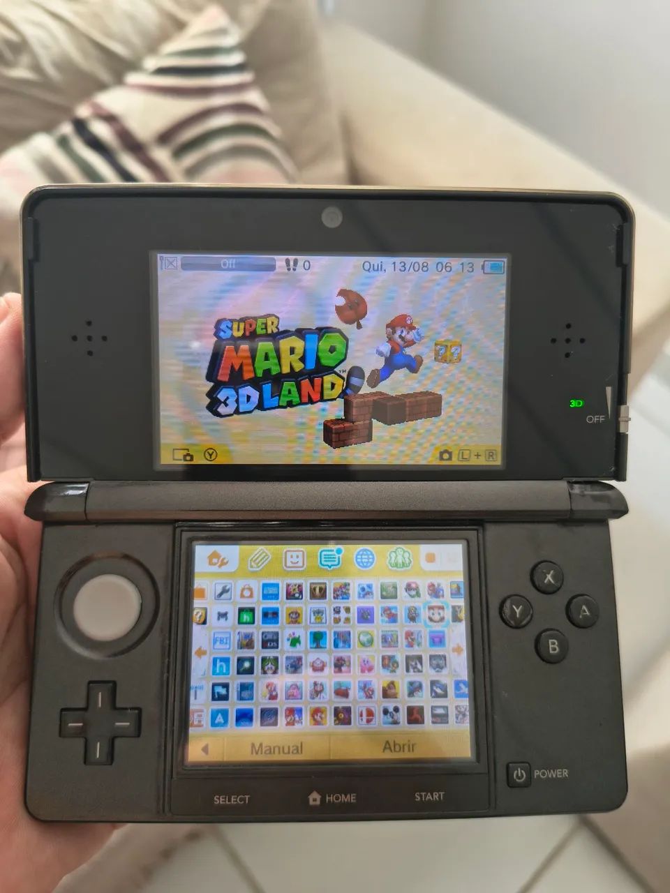 Mega oferta, Nitendo 3DS preto a