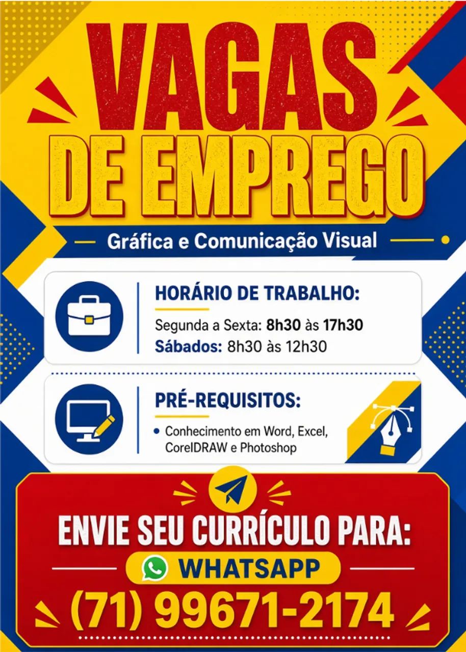 Vagas em Gráfica